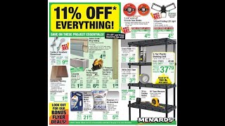 Menards Weekly Ad August 10 – August 20 2023 Bonus Deals [upl. by Barbara-Anne]