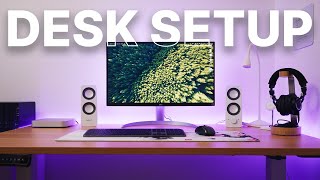 UNA POSTAZIONE SEMPLICE E MINIMALE PER CHI STUDIA O LAVORA DA CASA  Desk Setup Makeover Ep 01 [upl. by Elisabet563]