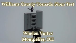 Montpelier OH Whelen Vortex Siren Test 10515 [upl. by Lapham]