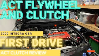 Act clutch integra and lightweight Flywheel B18c1 all motor Act clutch install [upl. by Trebornhoj]