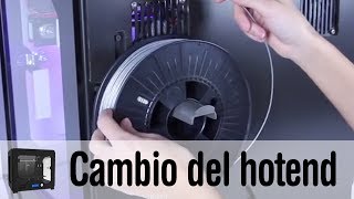 Cambio del hotend en tu Witbox [upl. by Mamie]