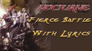 Shin Megami Tensei III Nocturne  Fierce Battle With Lyrics [upl. by Esinehs]