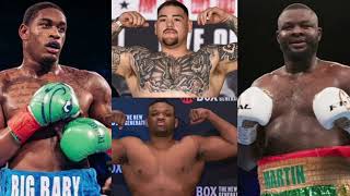 JARED ANDERSON IN A TOUGH ONE VERSUS MARTIN BAKOLE ANDY RUIZ JARRELL MILLER HEAVY HITTER PREDICTION [upl. by Obe]