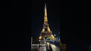 EIFFEL TOWER AT NIGHT in 4K Paris France Eiffel Tower Light Show in 4K [upl. by Aierdna]