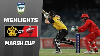 Western Australia v South Australia  Marsh OneDay Cup 202324 [upl. by Eiramrebma]