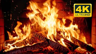 🔥 Cozy Fireplace 4K 12 HOURS Fireplace with Crackling Fire Sounds Crackling Fireplace 4K [upl. by Niahs]