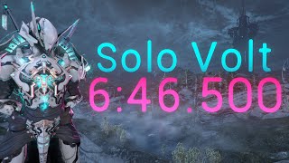 Volt Solo 646500 Tridolon  Warframe Echoes of Duviri [upl. by Nosnar489]