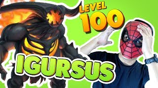 Monster Legends Igursus level 1 to 100  Combat PVP [upl. by Olva847]