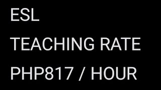 HIGHEST PAYING TEACHING RATE  MY HOURLY RATE [upl. by Fini]