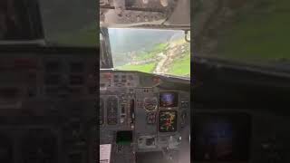 TriMG 737 unstable approach hard landing at Paro Bhutan  extended video [upl. by Lillywhite321]