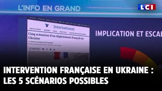 Intervention française en Ukraine  les 5 scénarios possibles [upl. by Anelyak]