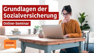 OnlineSeminar  Grundlagen der Sozialversicherung [upl. by Leagiba]