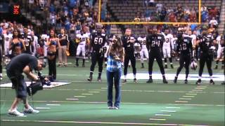 National Anthem for AFL Dallas Vigilantes by Hunter Pecunia [upl. by Rodl92]