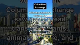 The Columbian Exchange An Ecological Swap shorts [upl. by Niboc]