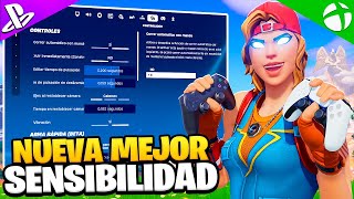 NUEVA Mejor Sensibilidad y Configuración para MANDO en Fortnite Temporada 2 PS4PS5XBOXPC [upl. by Orimisac]