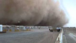 Kuwait SANDSTORM  Camp Buehring 25Mar2011 [upl. by Wahlstrom]