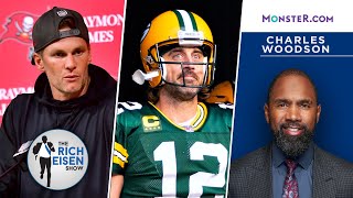 Charles Woodson on Brady Retiring amp Aaron Rodgers to the Raiders Possibility  The Rich Eisen Show [upl. by Ahsilad]