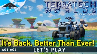 TerraTech is Back 😻  Lets Play TerraTech Worlds Playtest s01 e01 [upl. by Laddy]