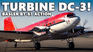 TURBINE DC3s IN ACTION Kenn Borek Air Basler BT67s at Calgary Airport 4K [upl. by Aurthur]