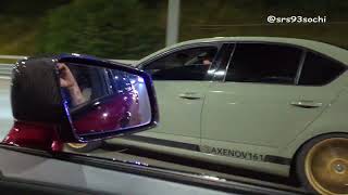 Skoda Octavia St3 vs Mercedes CLS400 St1 Заезд  1 [upl. by Ayad]