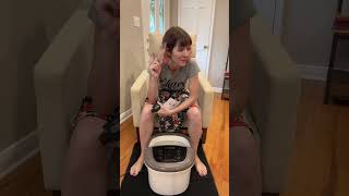 Renpho Foot Spa Massager  Full Demo  Review [upl. by Sueaddaht]