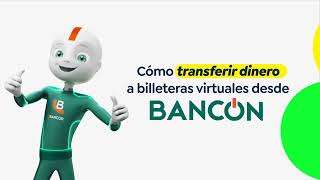 Mirá cómo transferir dinero a billeteras virtuales desde BANCÓN Es muy fácil rápido y seguro [upl. by Bonny]