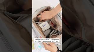 A mochila maternidade perfeita para o dia a dia da mamãe moderna mochilamaternidade enxovaldobebe [upl. by Surat]