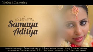 Beautiful Iyengar Wedding Video in Chennai by FocuzStudioscom  SAMAYA  ADITYA [upl. by Clarhe13]