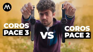 Coros Pace 3 vs Pace 2  Watch before buying [upl. by Ellerrad]