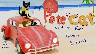 Pete The Cat And His Four Groovy Buttons  Animated Storybook  Childrens Books Read Aloud [upl. by Iturhs562]