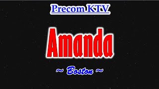 Amanda  Karaoke Song  Boston [upl. by Elane]