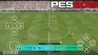 Descargar PES 2018 Actualizado AL 100 Para PSP PPSSPP Y ANDROID [upl. by Roehm338]