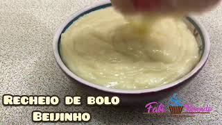 Recheio para bolo beijinho🥥receita por Fabi Resende Doces Artesanais [upl. by Edasalof]