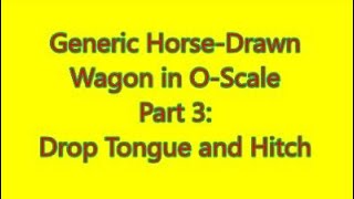 Horse Drawn Wagon Part 3  Drop Tongue and Hitch [upl. by Areema]