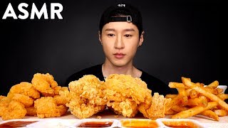 ASMR POPEYES Chicken Tenders amp Popcorn Shrimp Mukbang No Talking EATING SOUNDS  Zach Choi ASMR [upl. by Olive]