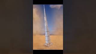 The Crucial Role of the Spire in Burj Khalifas Design shorts dubai short [upl. by Jerrilee325]