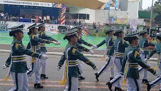 2024 Peñafrancia Military Parade  Carolina National High School CAT1 Unit [upl. by Acsehcnarf]