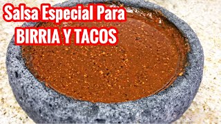 SALSA SABROSA PICOSA PARA BIRRIA Y TACOS MUY FÁCIL RECETA DE LA ABUELA [upl. by Grenville]