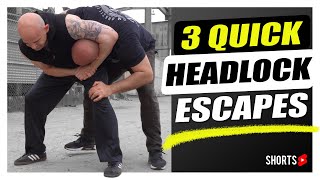 3 Ways To Defend A Headlock  Brazilian JiuJitsu Self Defense [upl. by Romeo896]