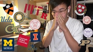 asian cs major reacts to college decisions 2022 princeton mit harvard cornell UCs and more [upl. by Ewart482]