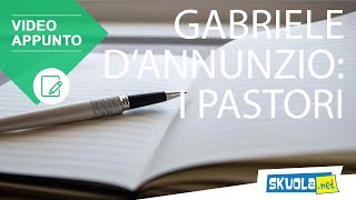 DAnnunzio I pastori [upl. by Runstadler]