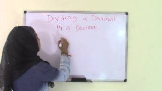 5th Grade Math Divide Decimal by Decimals [upl. by Gratia]