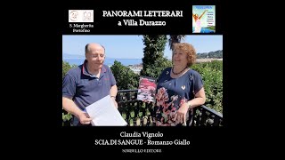 Seconda intervista alla scrittrice di gialli Claudia Vignolo sul libro quotScia di sanguequot [upl. by Enomyar435]