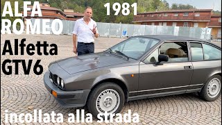 ALFA ROMEO Alfetta GTV6 potenza fuori dagli schemi [upl. by Det]