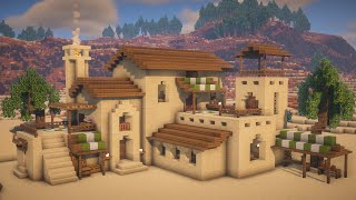 Minecraft How To Build A Desert House Tutorial [upl. by Cita501]