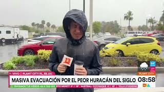 Huracán Milton podría ser el peor del siglo Así se preparan en Florida EEUU  Tu Día  Canal 13 [upl. by Halette]