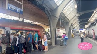 My First Time At Zurich HB  The Largest Train Station In Switzerland travel swissbeauty [upl. by Koren702]