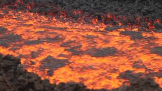 Fast Flowing Lava at Pacaya volcano Guatemala [upl. by Flosi341]