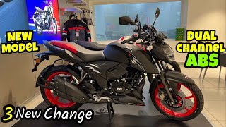 2024 New Tvs Apache 160 4v Dual ABS Full Review Video  Tvs Apache 160 4v Special Edition 2024 😍 [upl. by Zelten]