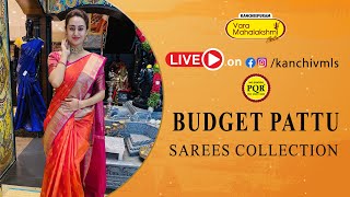 Budget Pattu Sarees Collection  WhatsApp Number 89 0001 0002  Kancheepuram Varamahalakshmi Silks [upl. by Eurd183]